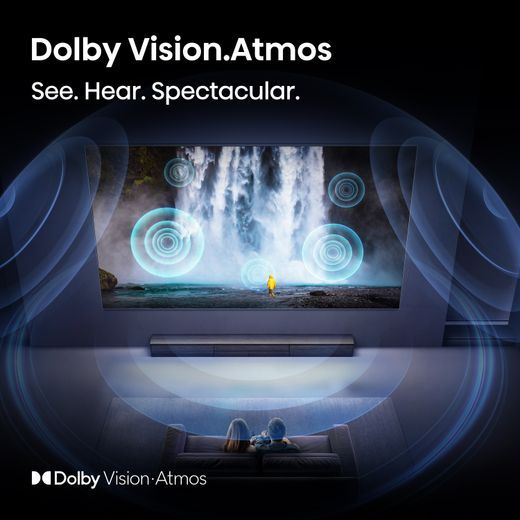 Hisense 55" 4K Ultra HD QLED Smart Freely TV [2026] - Annotation - Dolby Vision Atmos
